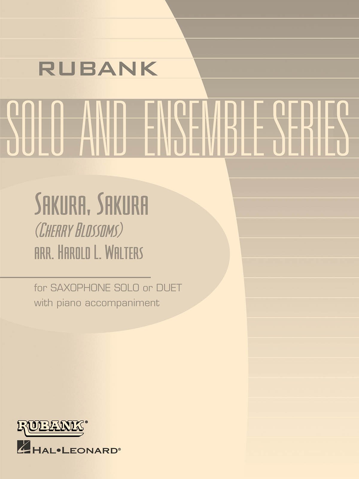 Sakura partition saxophone alto solo pour audition et concert