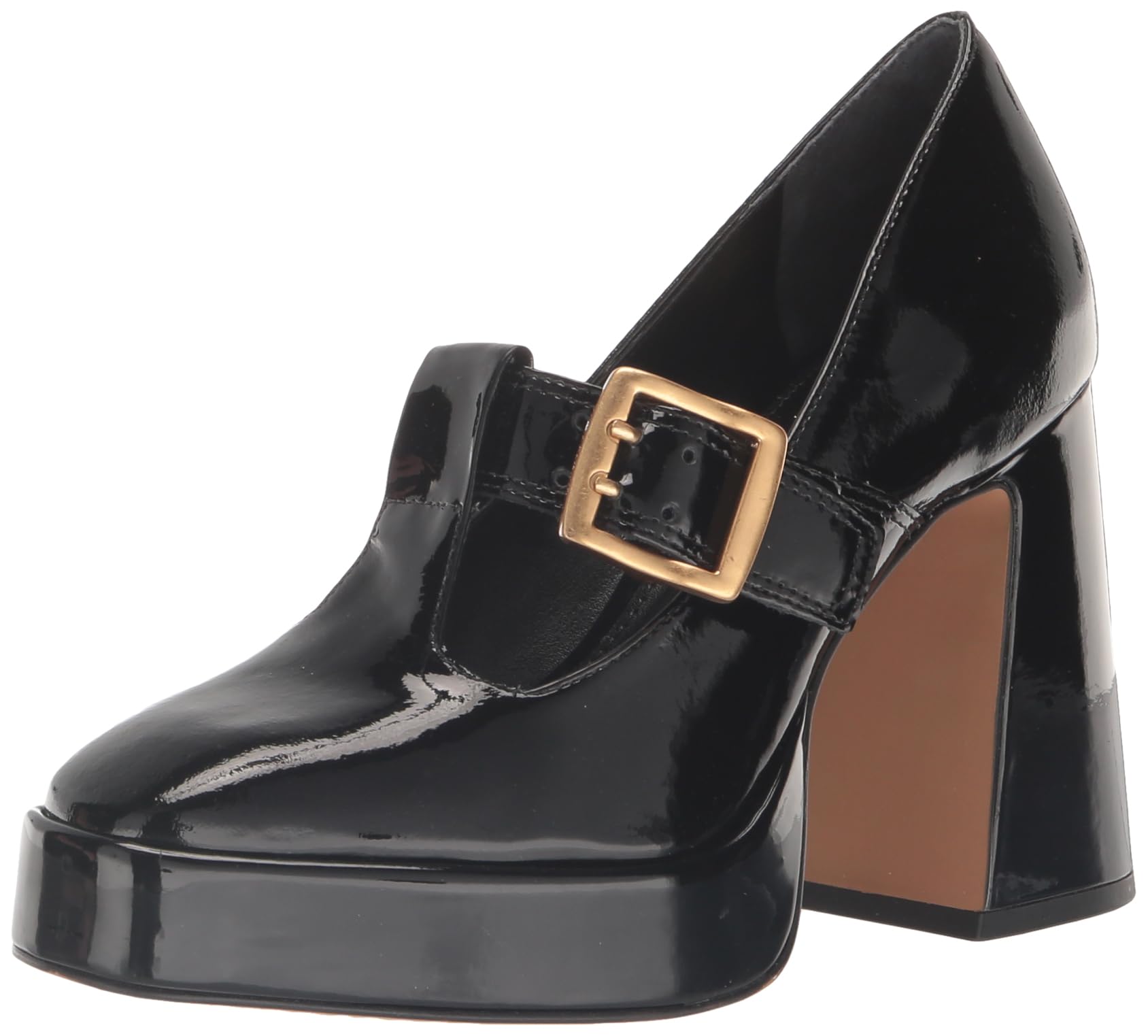 Vince Camuto Women's Marocean High Heel Loafer Pump, Black, 7.5