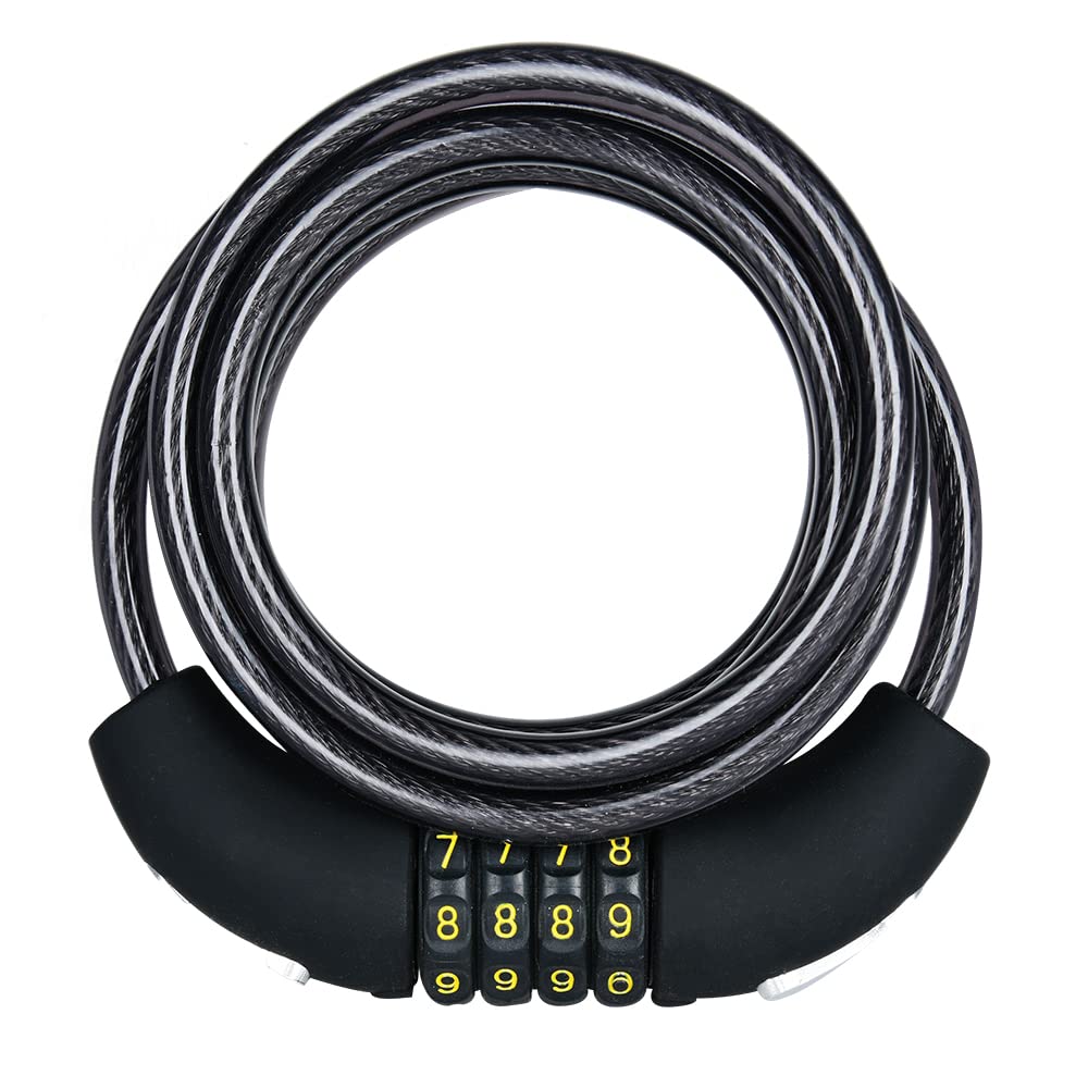 Oxford: Combi8 Resetable Combi Lock 8mm x 1800mm - 8mm x 1.8m