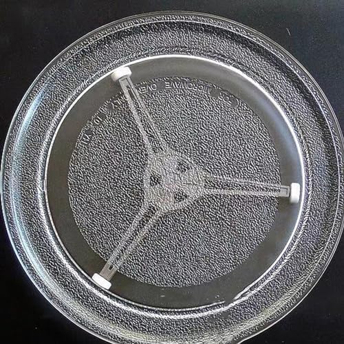 Miniatura 5 de Anillo giratorio de triple brazo para microondas, bandeja de placa de vidrio para microondas, soporte de soporte de anillo giratorio, anillo