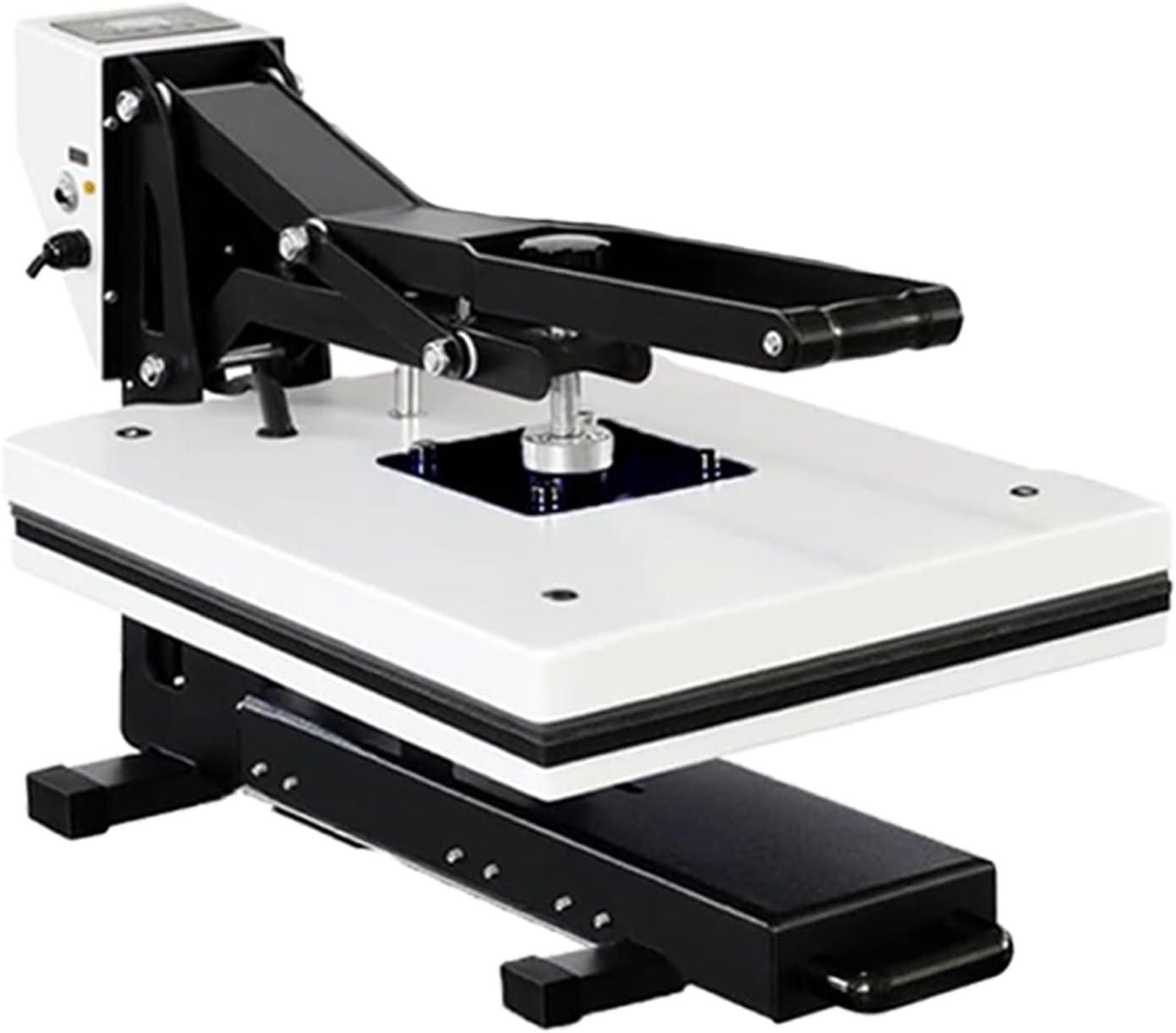 16" x 20" Slide Out Heat Press Machine for T Shirts, Clamshell Pull Out Lower Platen, Industrial-Quality Digital Sublimation Printer for Heat Transfer Vinyl Easy to Use?Black and White?