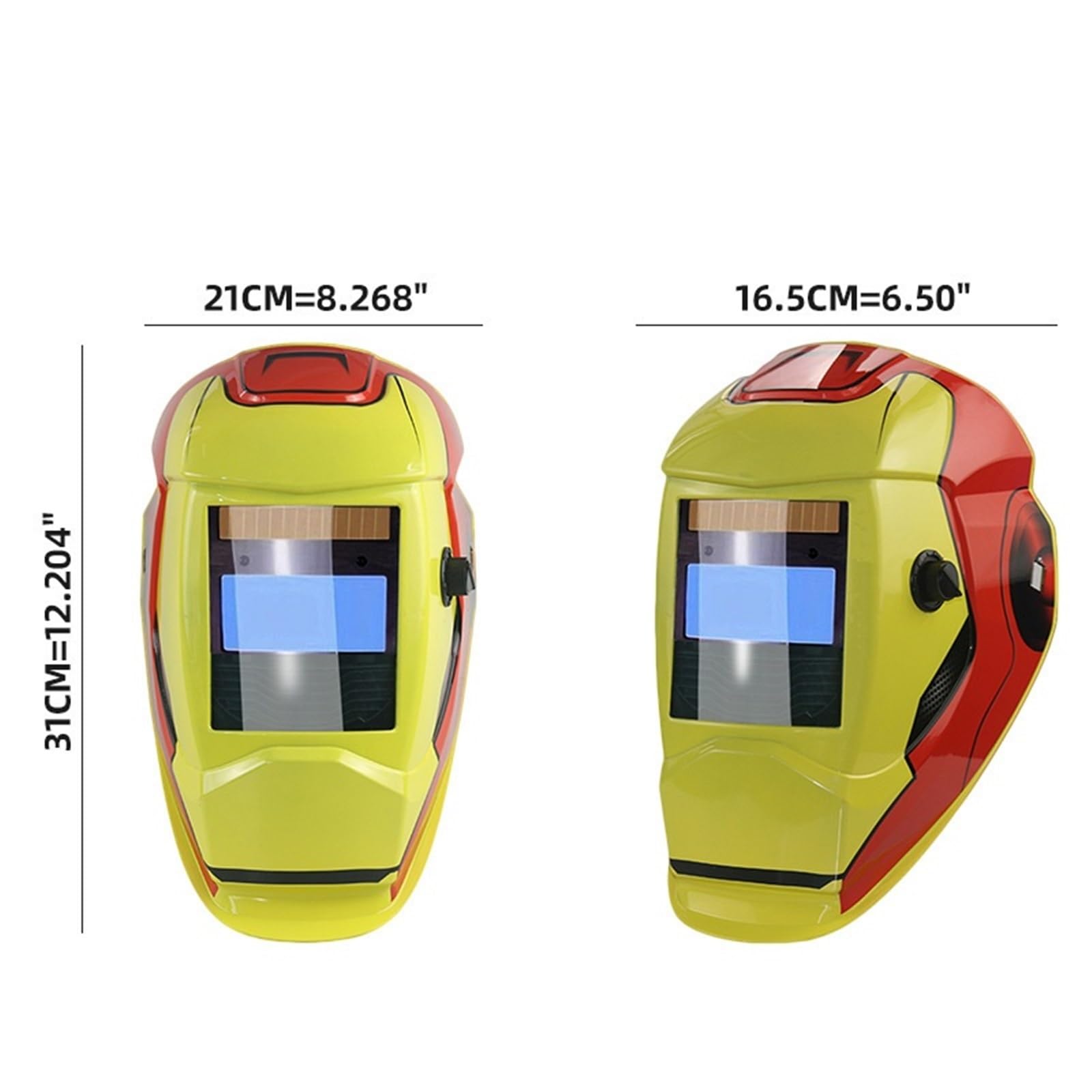 Careta Soldar, Mascara Soldar Máscara protectora for soldar con oscurecimiento automático solar y pantalla LCD dual, gorra for soldar, casco for soldar montado en la cabeza(Nomal)