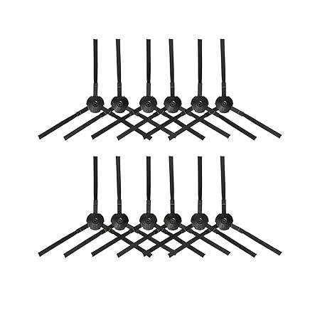 HMHAMA 6 Pairs Side Brushes Replacement for ILIFE V3 V3s V5 V5s Pro V50 V55 Robotic Vacuum Cleaner Parts Accessories