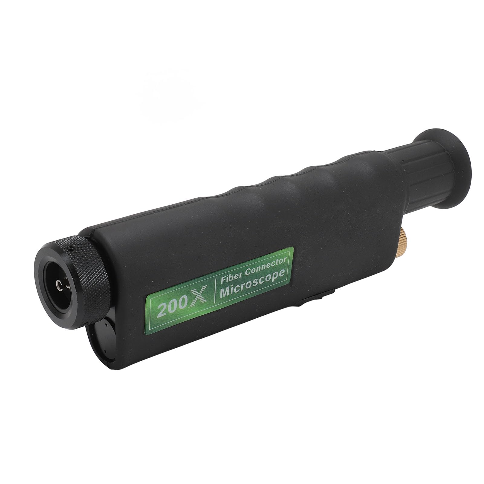 Microscopio de Inspección de Fibra óptica 200X 400X, Microscopio de Bolsillo Portátil con Iluminación LED con Interfaz Universal de 2,5 Mm y 1,25 Mm para Fibra SC, FC, ST, LC