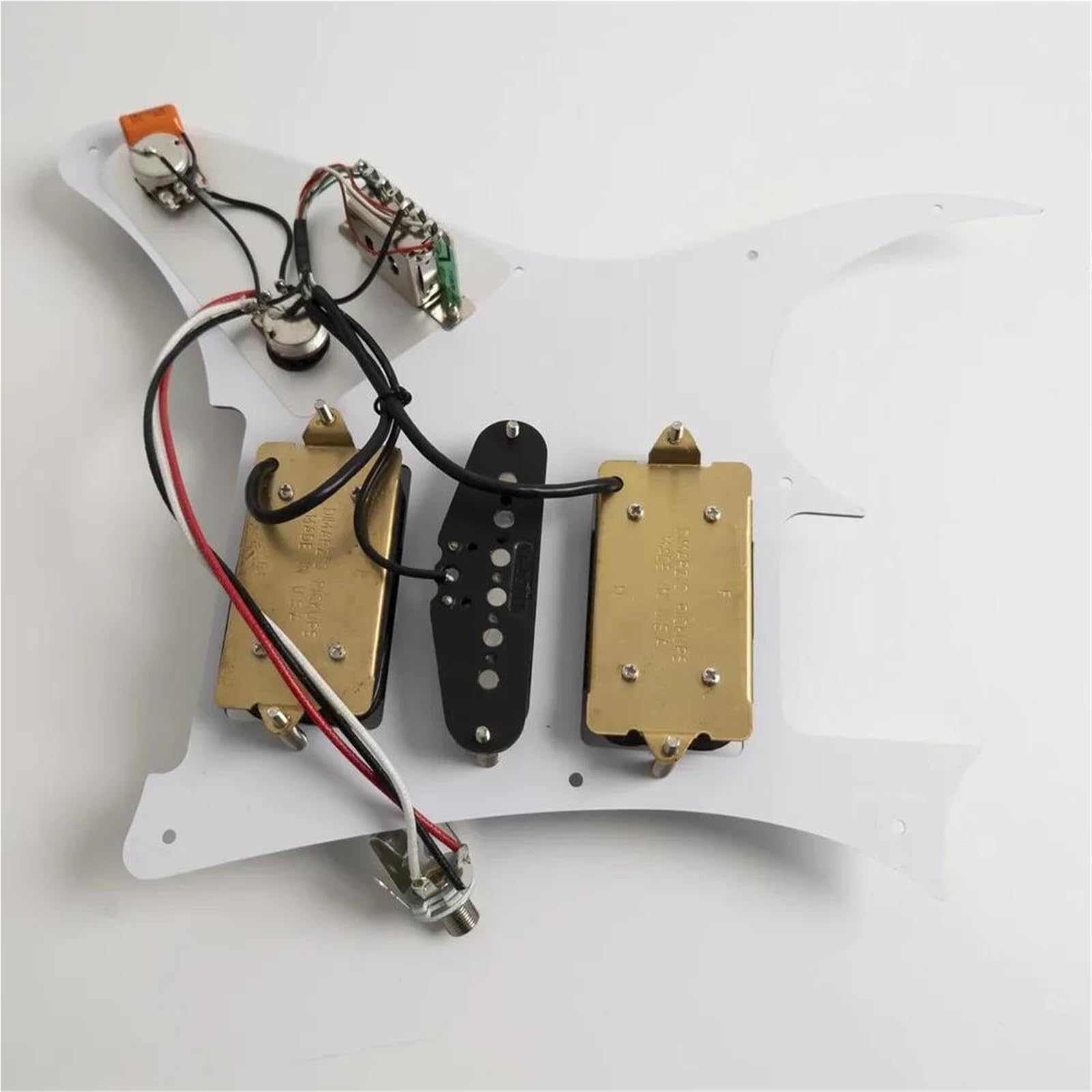 Gotowy Zestaw Pickguardu Z Elektroniką Przetwornik Gitarowy Z Okablowaniem