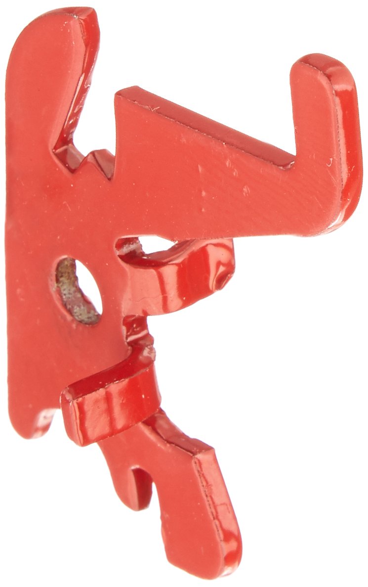 Wall Control Pegboard Hooks - Red Slotted Hooks -1