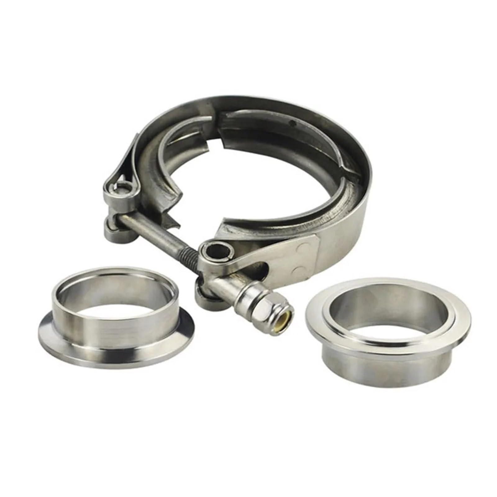 V-Band-Auspuffschelle 1,5–6 Zoll Auspuffflansch V-Band-Schelle V-Band-Schalldämpferschelle(152mm 6inch)