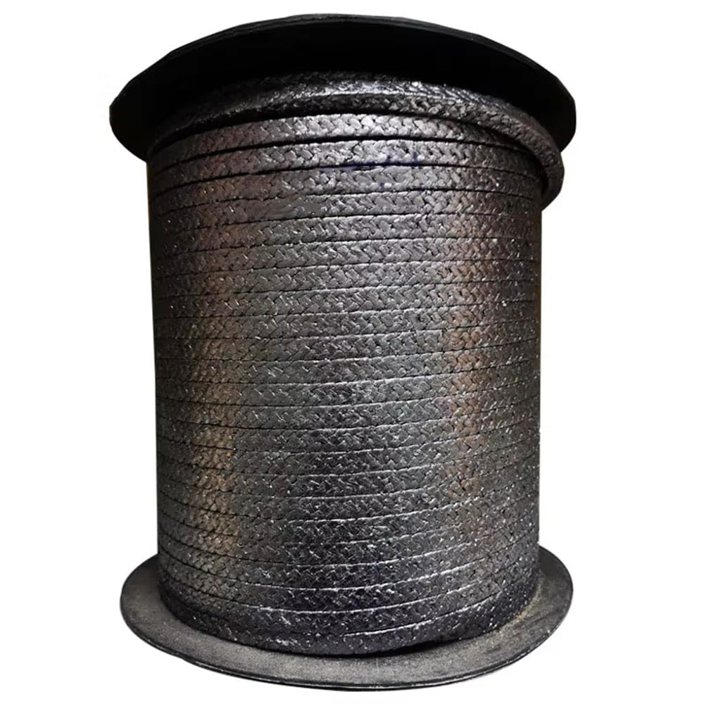 Filo Di Grafite, Asta Di Imballaggio In Grafite 3x3-12x12mm Grafite Espansa Morbida Flessibile Resistente All'usura Resistente Al Calore(3x3mm,2Meter)