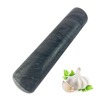 Marble Replacement Pestle only, Only Pestle [Mortar is not Included], 5.9 in Granite Pestle Replacement Polished Black