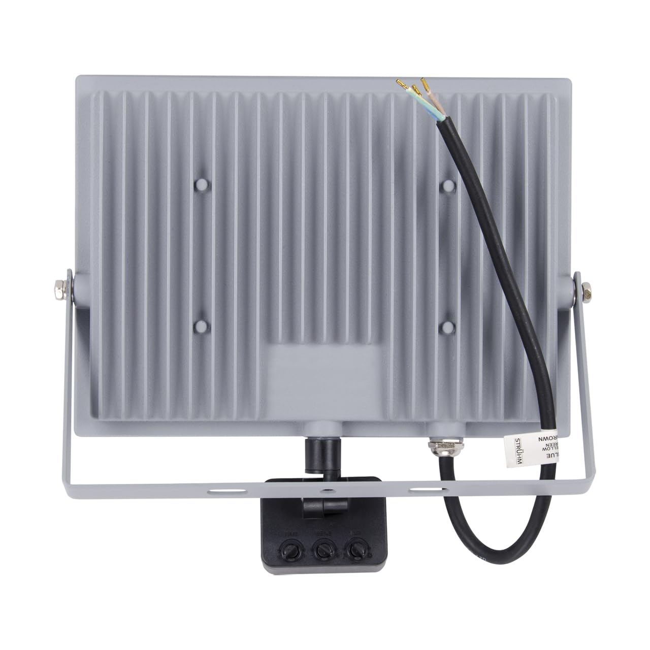 Licht-Erlebnisse LED Flutlichtstrahler außen mit Bewegungsmelder 26,9 cm breit IP65 8280 lm ultra hell 4200 K Außenwandleuchte Garten Wandlampe aussen