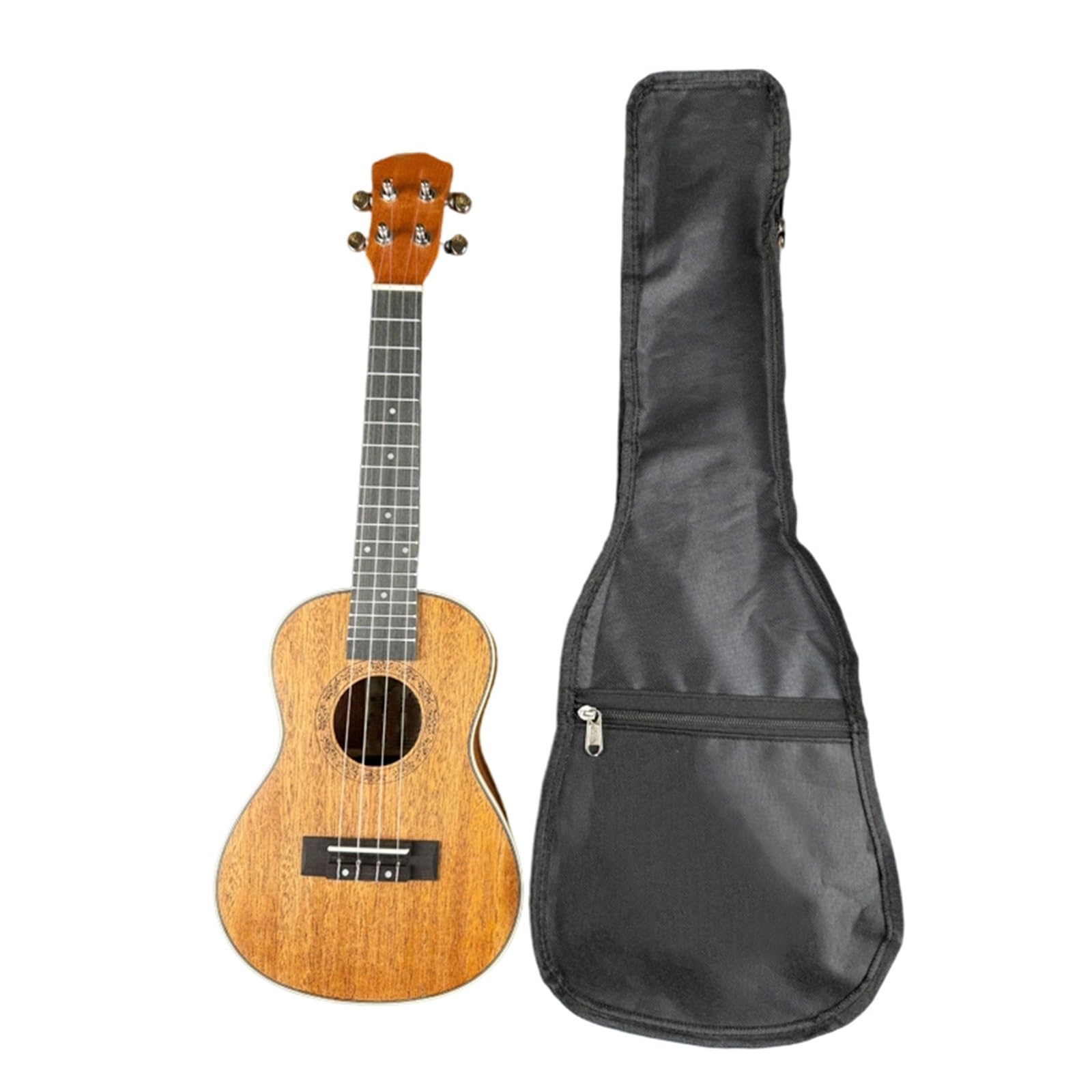 Ukulele Di Grado Professionale Da 23 Pollici Tutta In Mogano Con Rilegatura A 4 Corde Ukulele