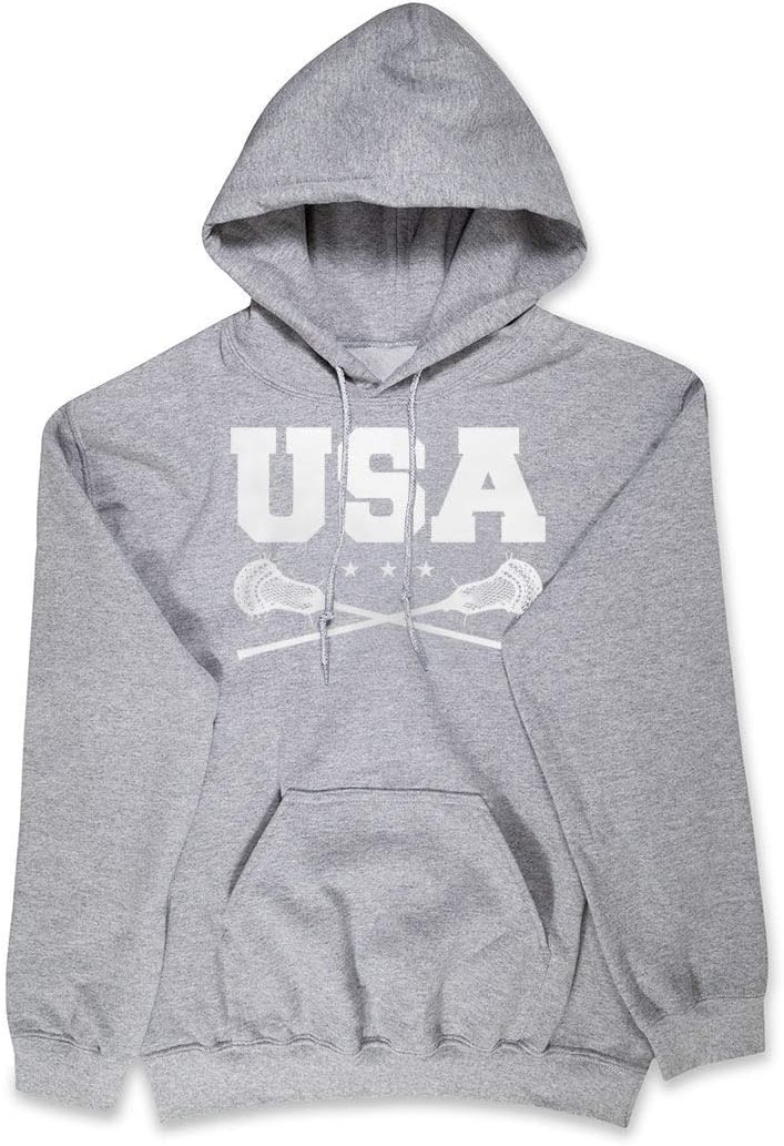 ChalkTalkSPORTS Guys Lacrosse Standard Sweatshirt | USA Lacrosse Adults Sizes