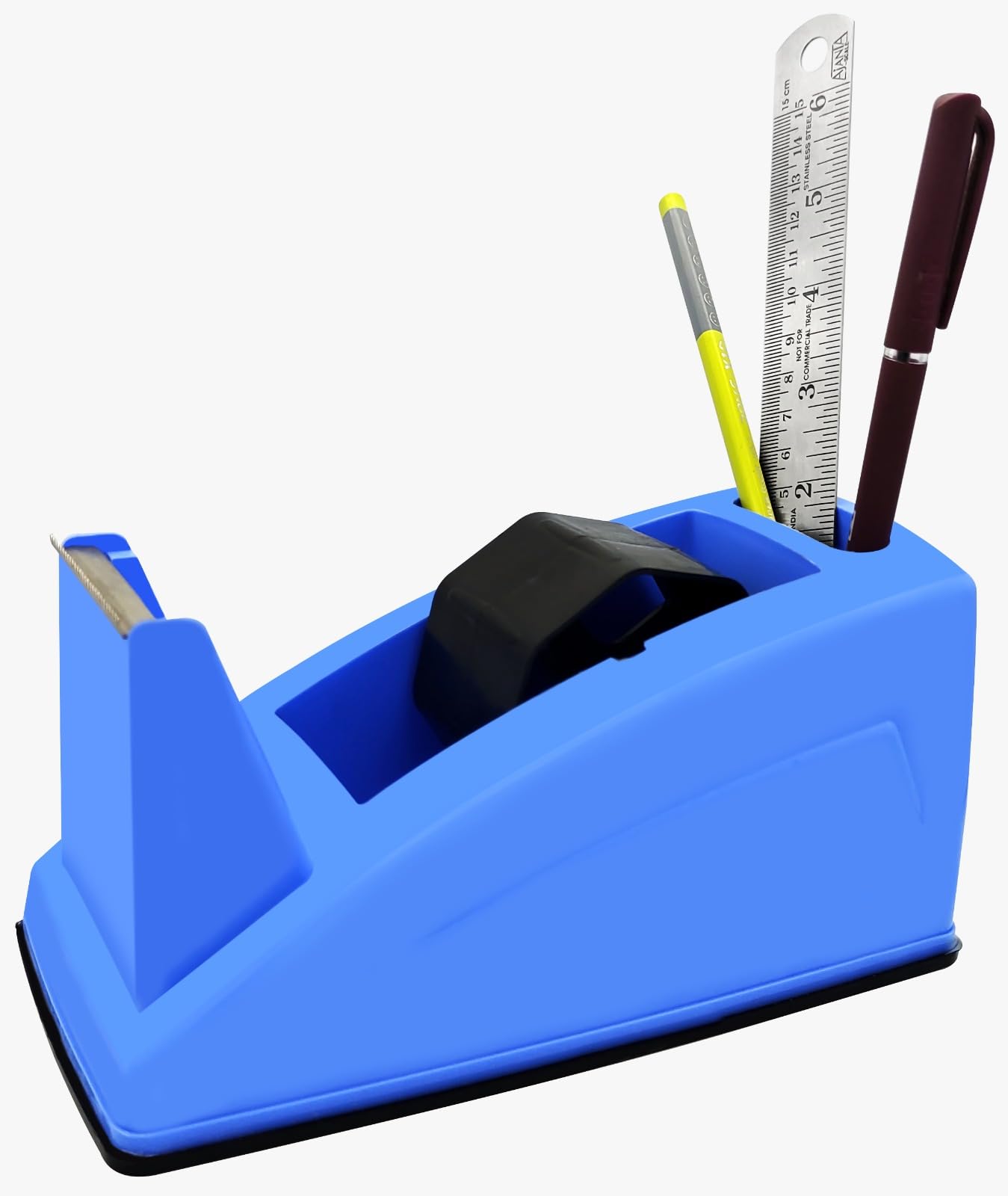 YAJNAS Dispenser per nastro adesivo per imballaggio, pesante e antiscivolo, 5,1 cm, dispenser per nastro in cellophane per casa, ufficio, scuola (colore casuale)
