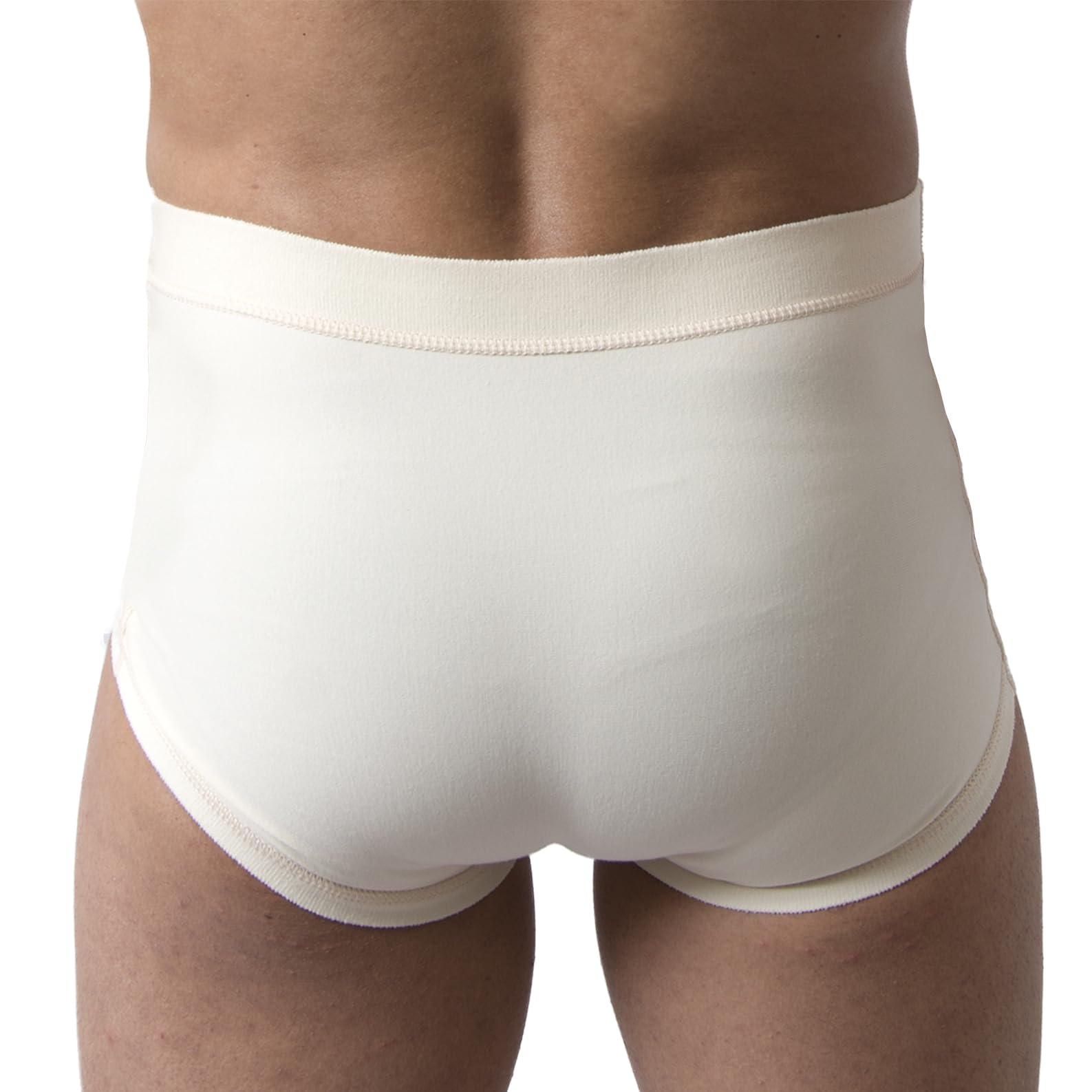 Beman 651 - Slip Erniario Inguinale Uomo Contenitivo a Compressione Media Rinforzo Interno in Cotone Predisposizione Pelota per Contenimento Ernia Inguinale