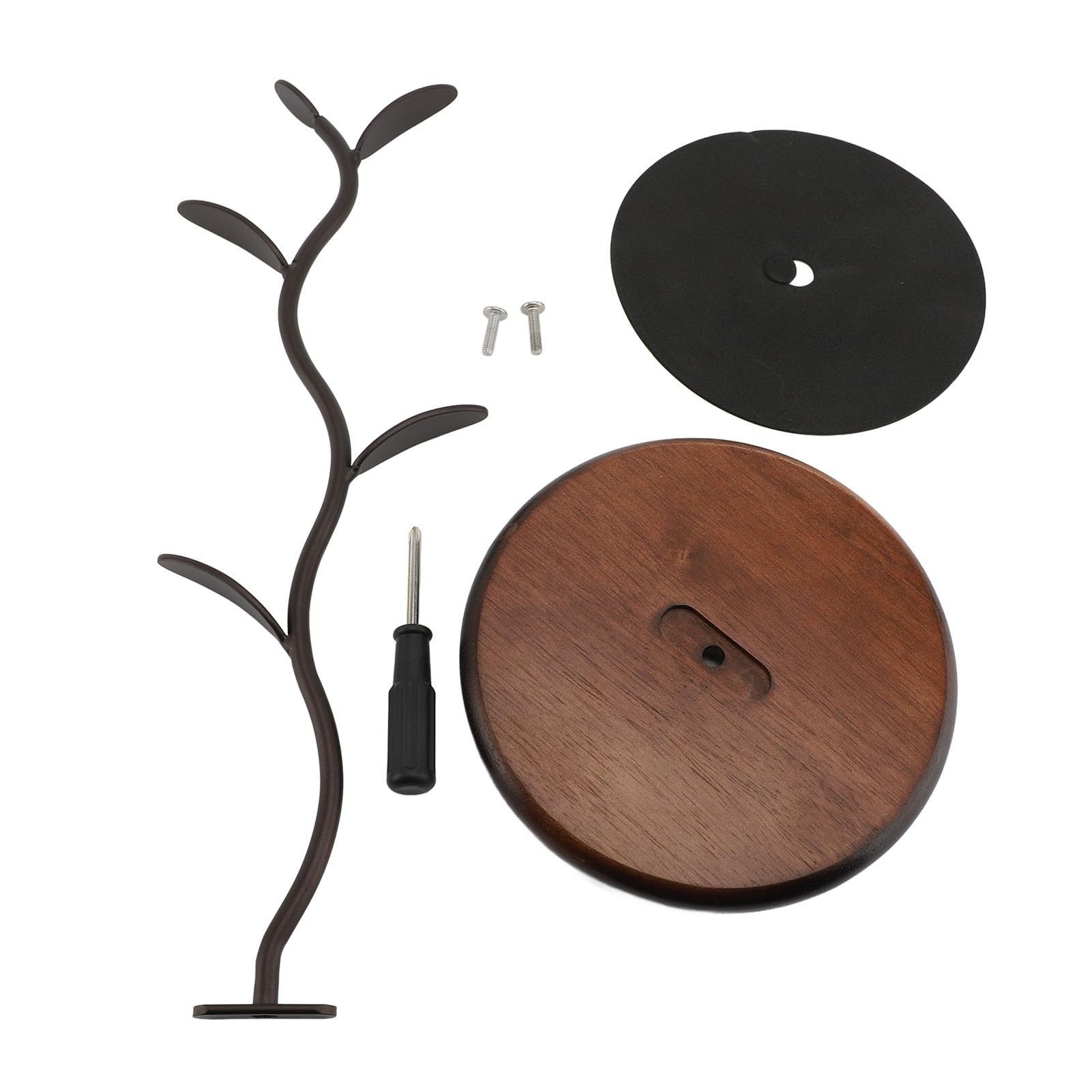 Tassenhalter Eisen Holz Kaffee multifunktional platzsparend massiv