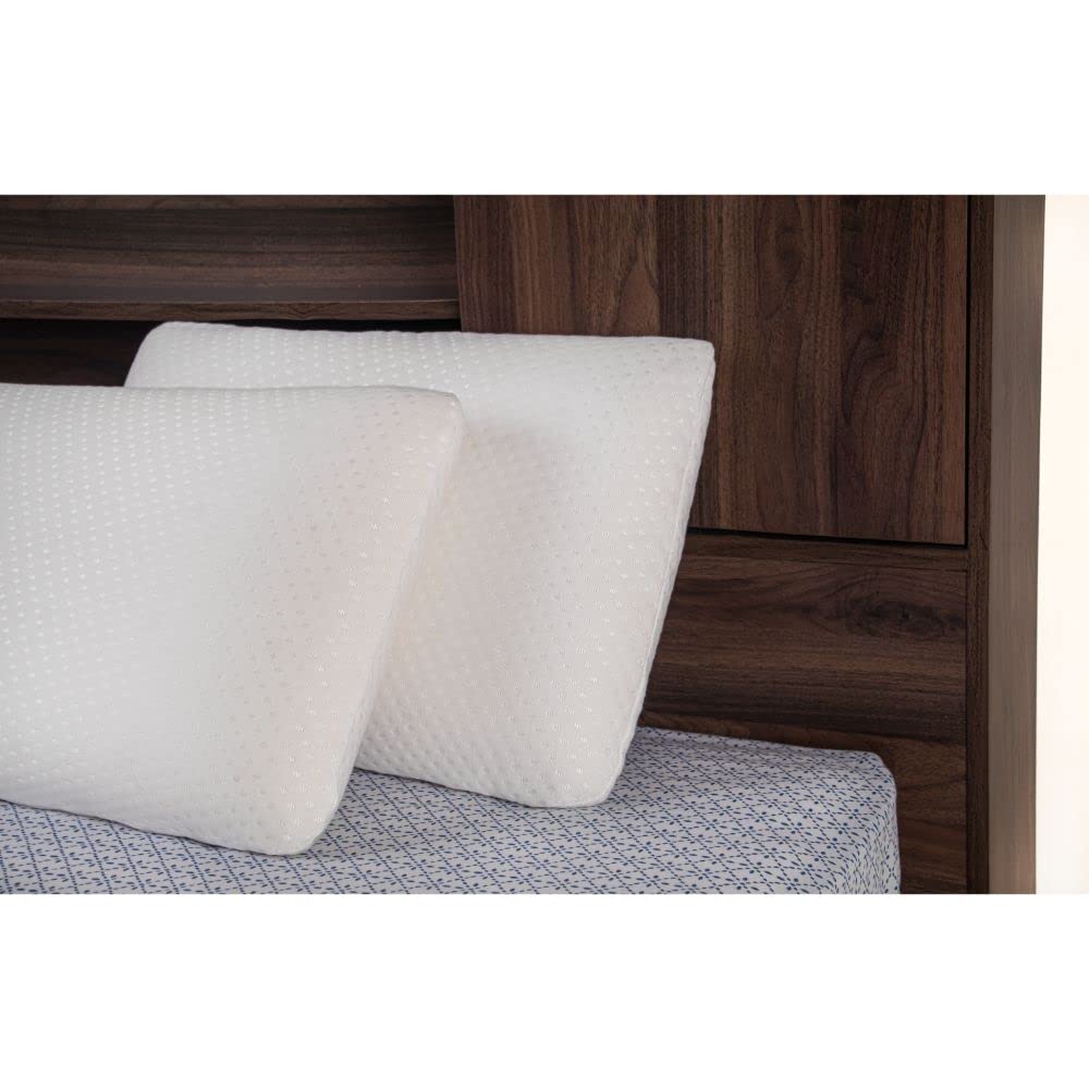 Wakefit Super Soft Sleeping Pillow | Hypoallergenic Plush Foam | 1-Year Warranty | Regular Size 21.5 x 13.7 x 5 inches | White | Pack of 2 1