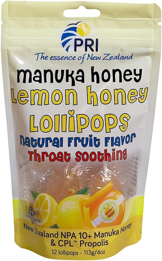 PRI Lollipops - Manufacturer Has Stopped Making Product Available (Lemon, 12ct)