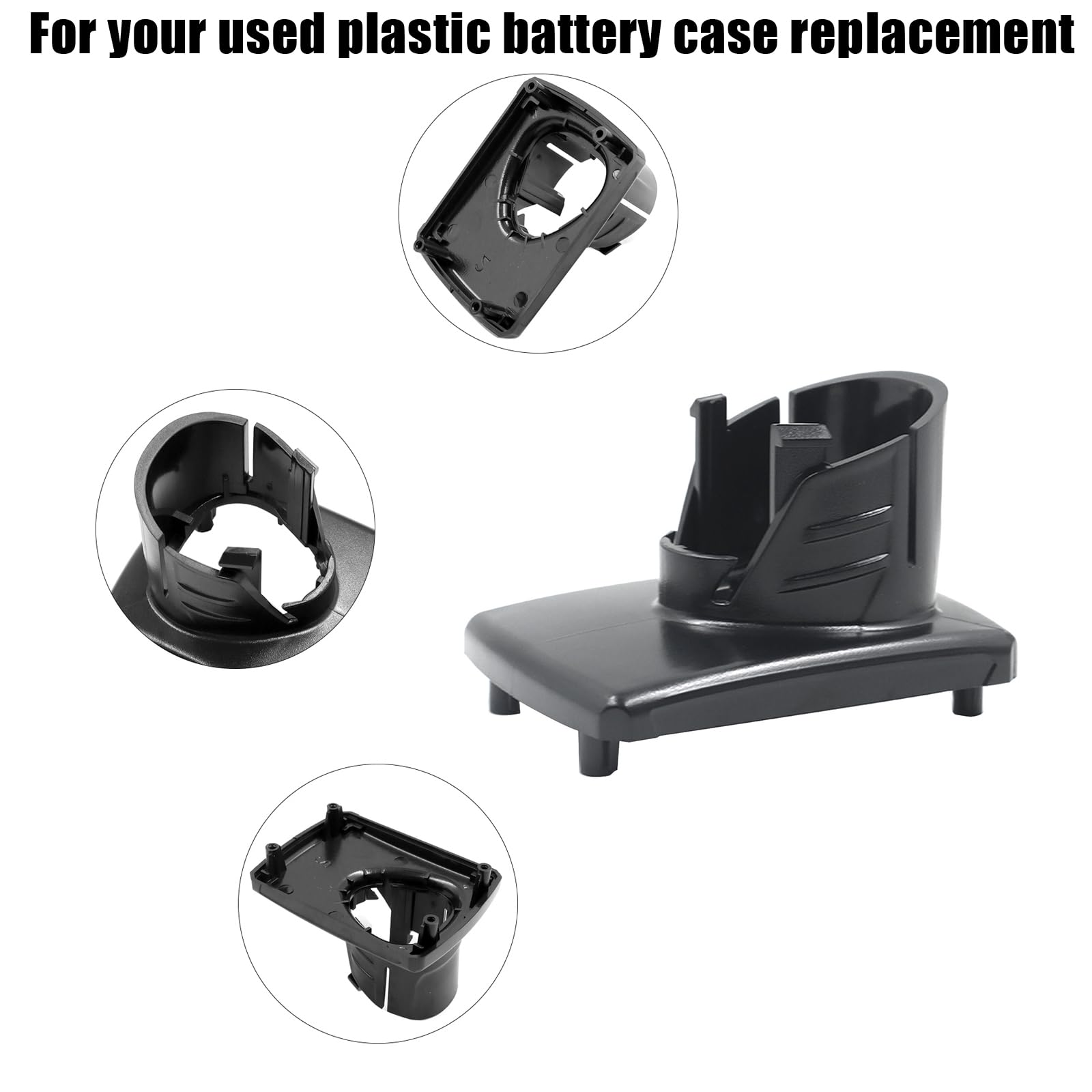 Battery Case Compatible with Milwaukee M12 Battery, Battery Top Middle Case Shell Cover Replacement