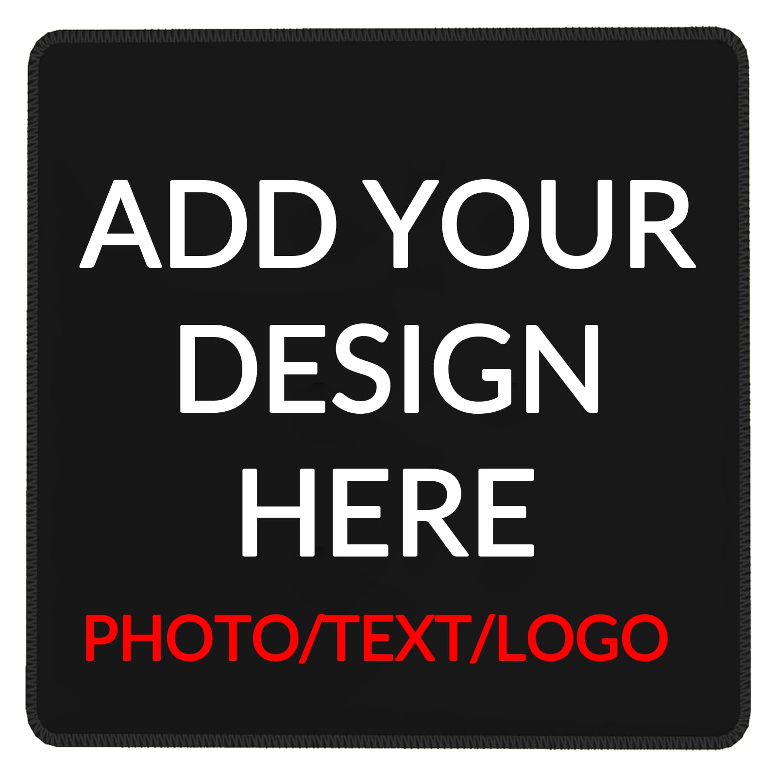 Fujiaming Custom Mouse Pad, Personalized Mousepad with Photo Text Logo | Customized Non-Slip Waterproof Rubber Base Mouse Pad, Customize Mouse Desk Gift for Office Home Gaming, Computer Accessories