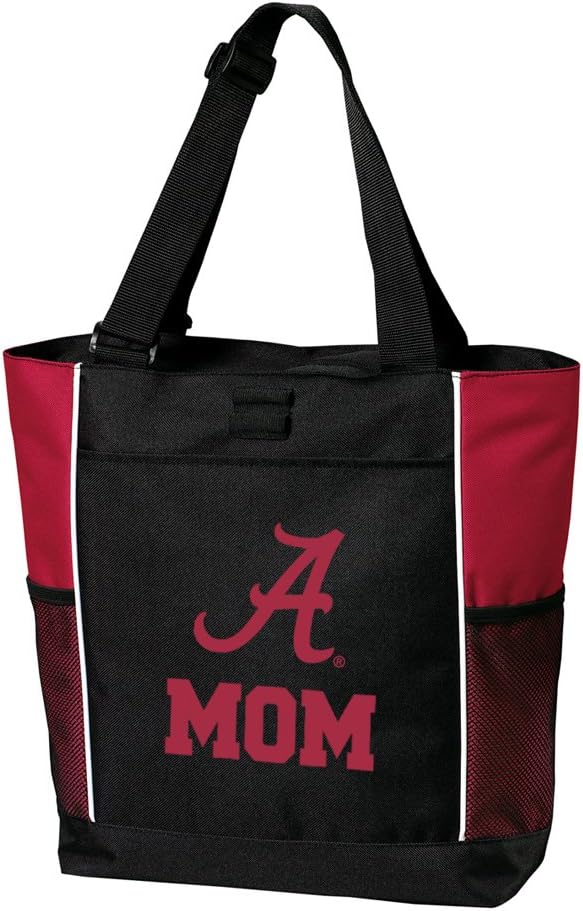 University of Alabama Mom Tote Bags Proud Parent Crimson Tide Alabama Mother Totes Beach Travel