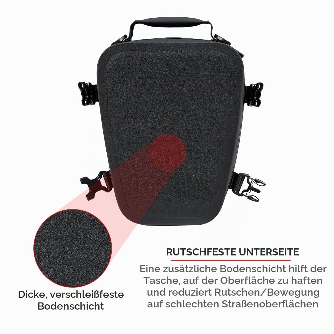 ViaTerra 6L wasserdichte Hecktasche Universal-Motorradsitztasche