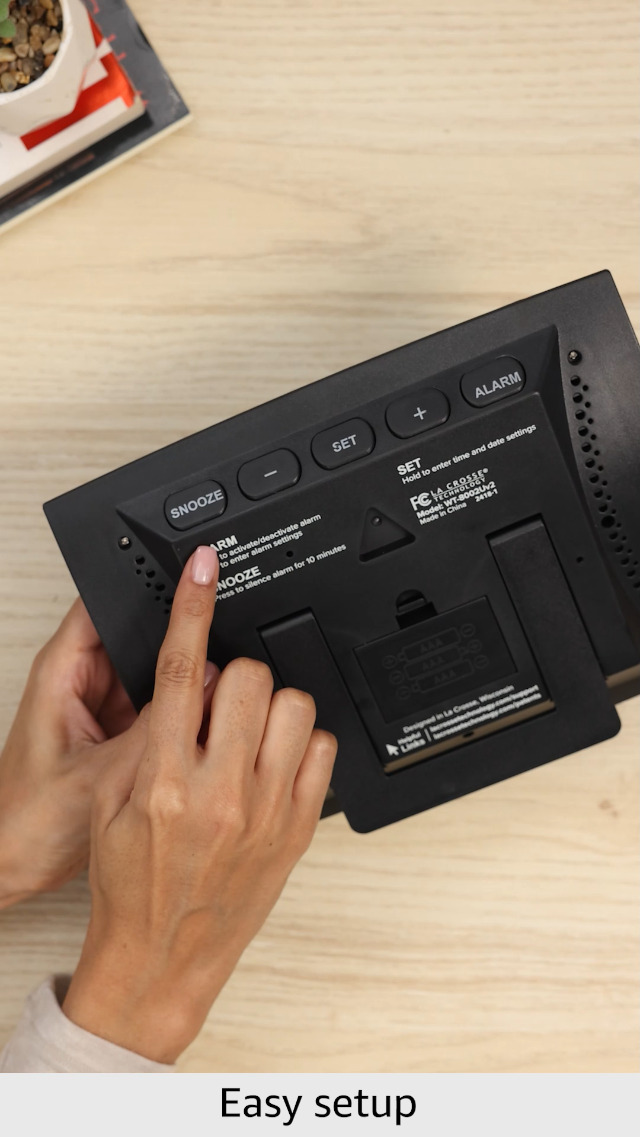 Amazon.com: La Crosse Technology Wall/Table Clock, 6.85-inch H x