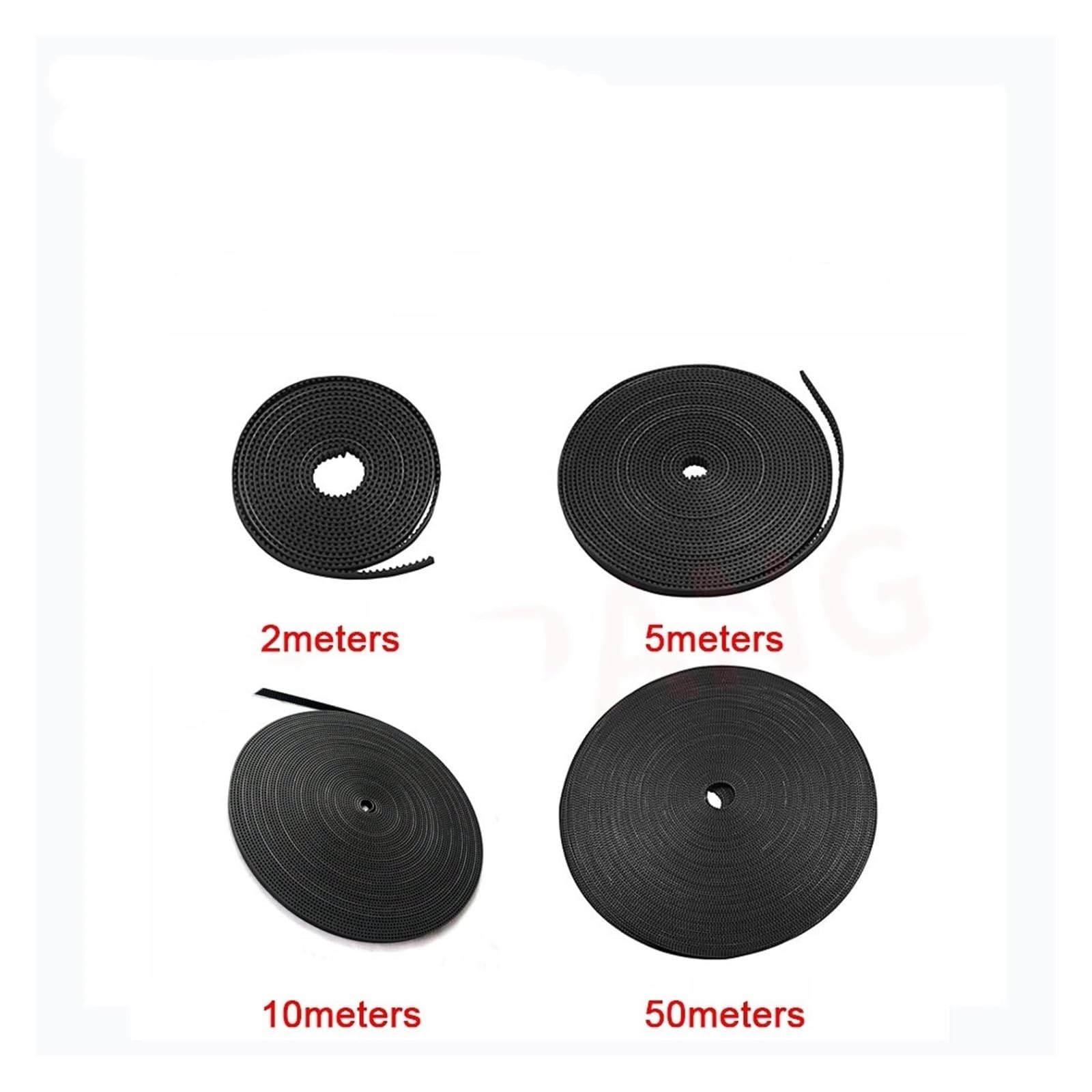 1PCS GT2 Zahnriemen Breite 6mm Gummi 2GT-6/2GT-9mm Kleines Spiel For 3d Drucker Mendel CNC 2GT Pulley(8 Meters,6mm)