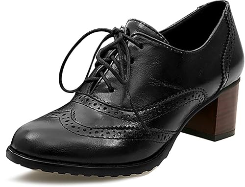 Heeled oxford brogues Clearance