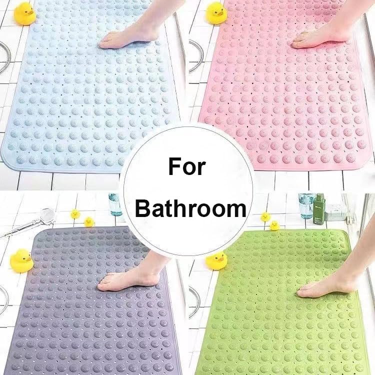 Shower mat, shower mat non-slip, massage shower mat non-slip,anti-slip mat with suction cups, for saunas shower rooms - Image 3