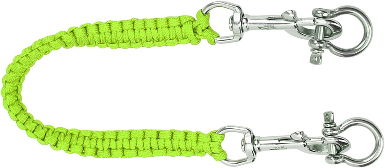 VGEBY Diving Camera Lanyard, 360 Degrees Retractable Flexible Rotation Scuba Camera Strap Green for Divers Underwater Photographers Scuba Diving Snorkeling Water Sports