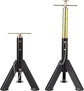 3 Ton Stabilizer Jack Stand, 6000lbs Heavy Duty RV Stabilizer Jacks with 16"-30" Adjustable Height, Portable Jack Hoist Stand for Travel Trailer, RV, Camper, 2PCS RV Slide Out Support Jacks