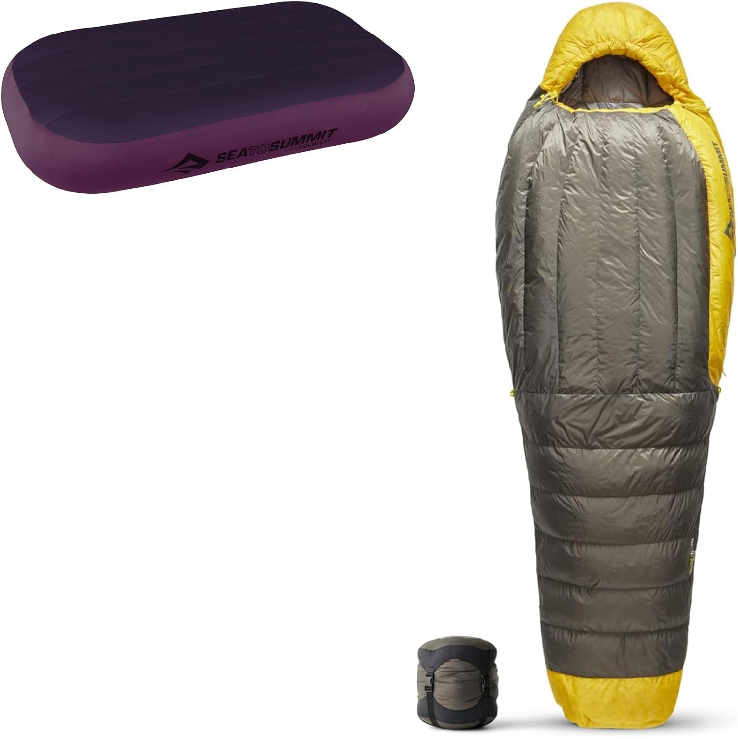 Sea to Summit Sleep System: Aeros Premium Pillow and Spark Down Sleeping Bag
