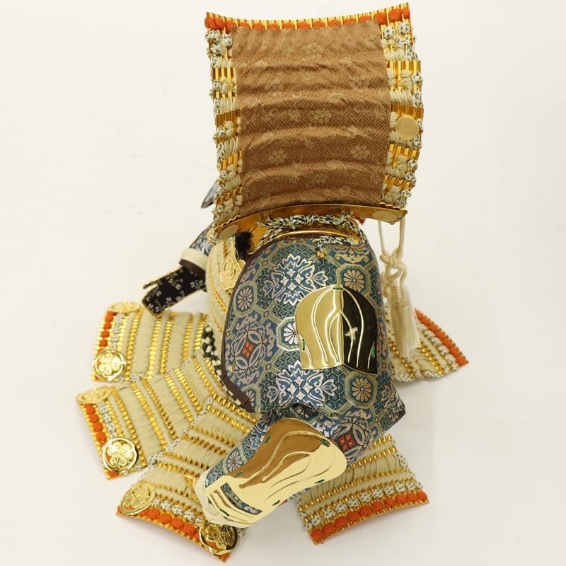 BE833 時代武具 日輪前立 鎧 甲冑一式 兜 五曜紋 鎧櫃