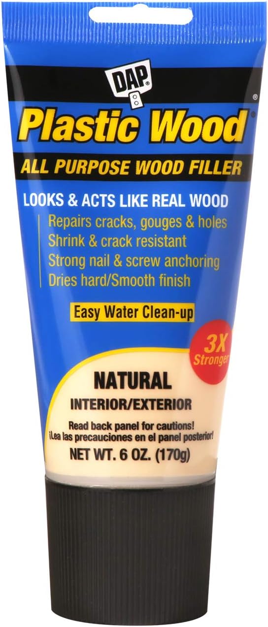 DAP 581 Series 00581 6oz Natural Latex Plastic Wood, 6 Oz