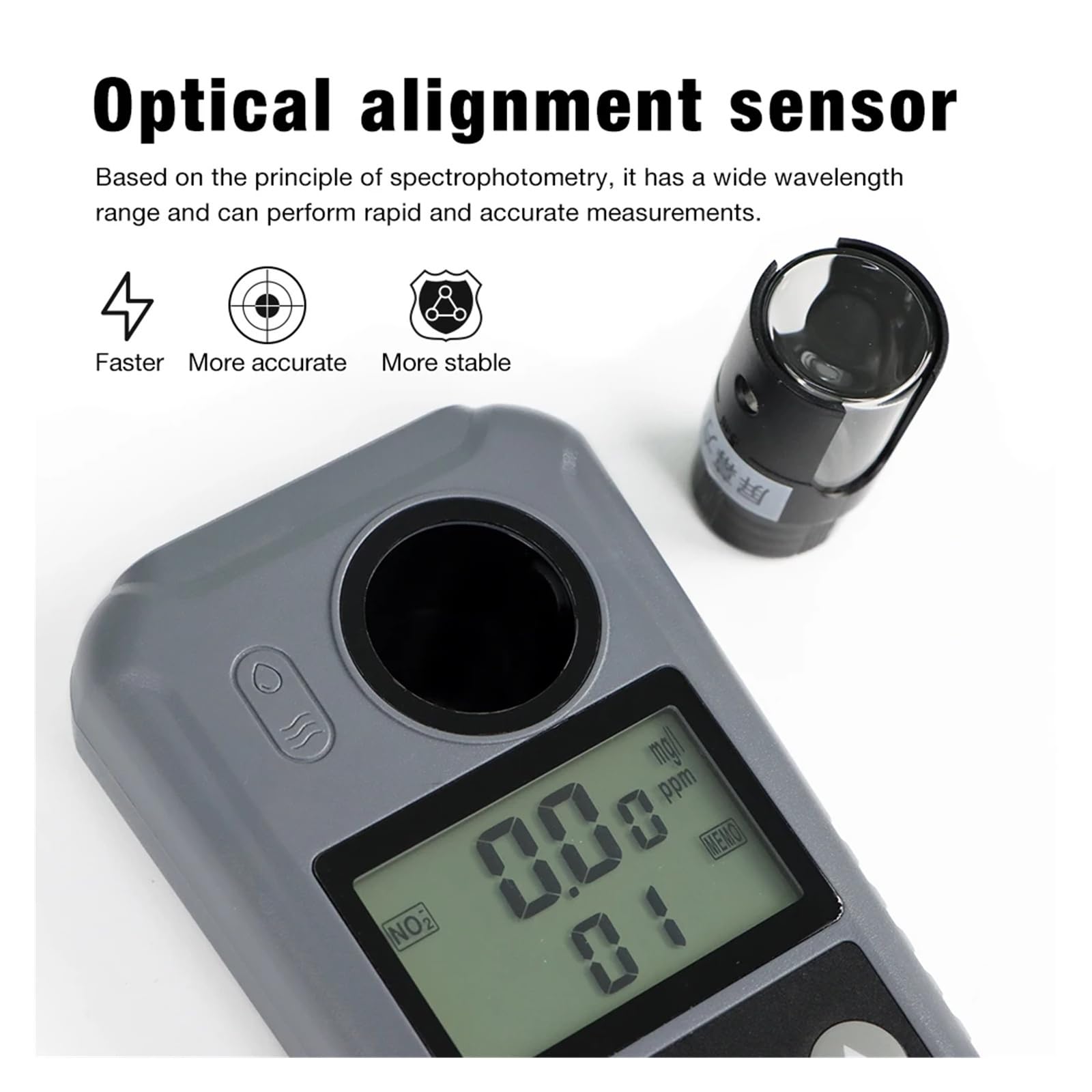 Multiparameter-Wasserqualitätstester Tragbares Tragbares Trübungsmessgerät Mit LCD-Display 0,00-1000 NTU für die Pflanzenweinindustrie(Turbidity Meter)
