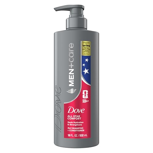 DOVE MEN + CARE Hair Care 1 count All Star Comfort to Seal Hydration & Strengthen Hair with a Chance to Win FIFA WORLD CUP 2026 Tickets 18 Fl oz