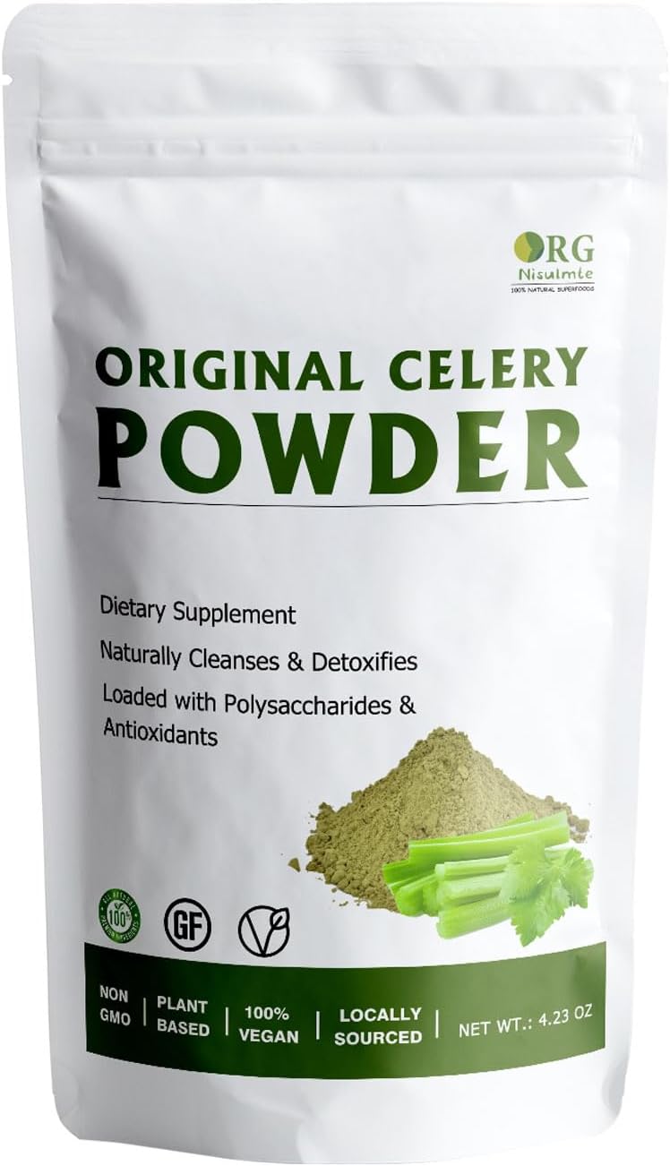 orgnisulmte Celery Powder,100 Natural FreezeDried Celery