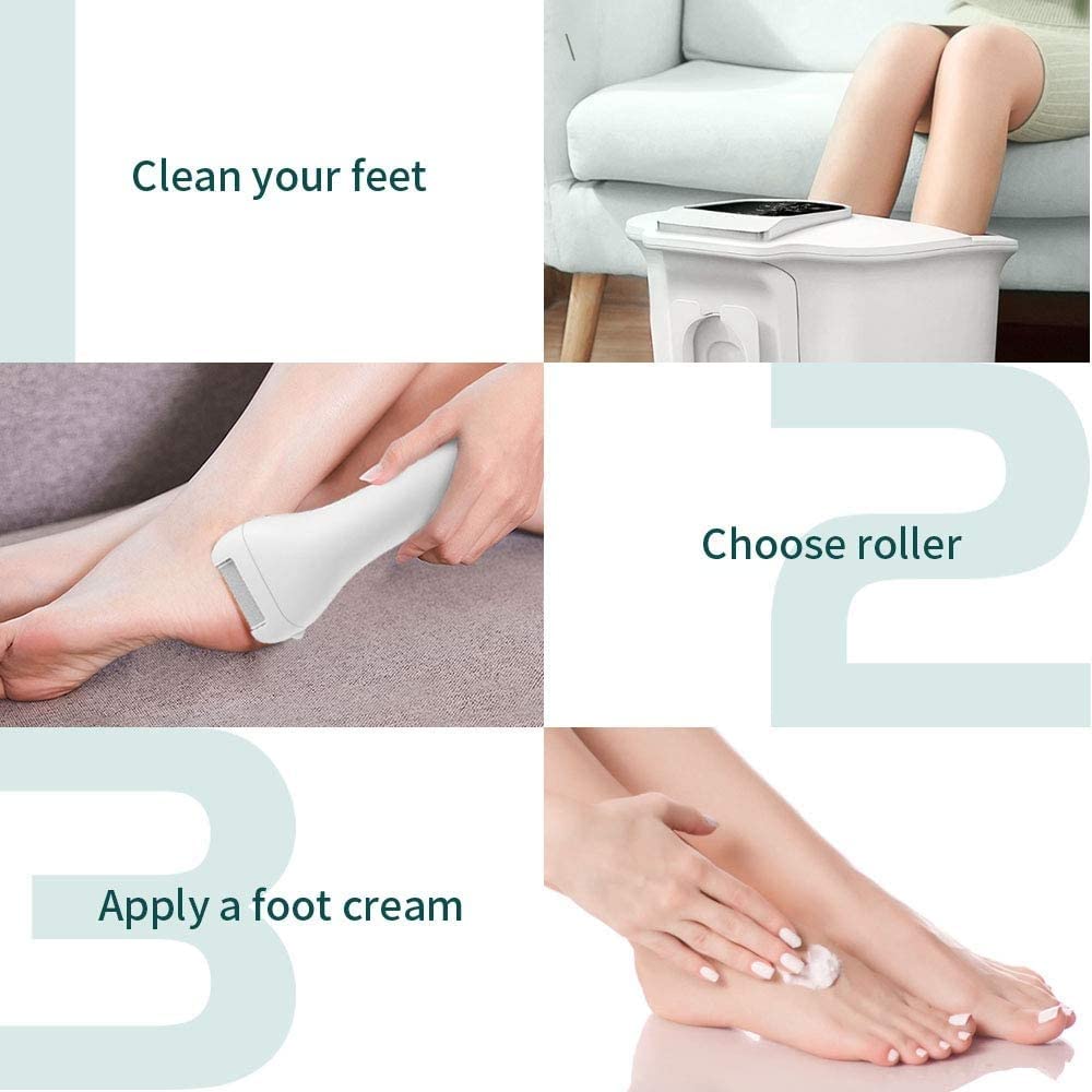 Lima for piedi elettrica carica for talloni Strumenti for pedicure Strumento professionale for la cura dei Callo della pelle dura morta