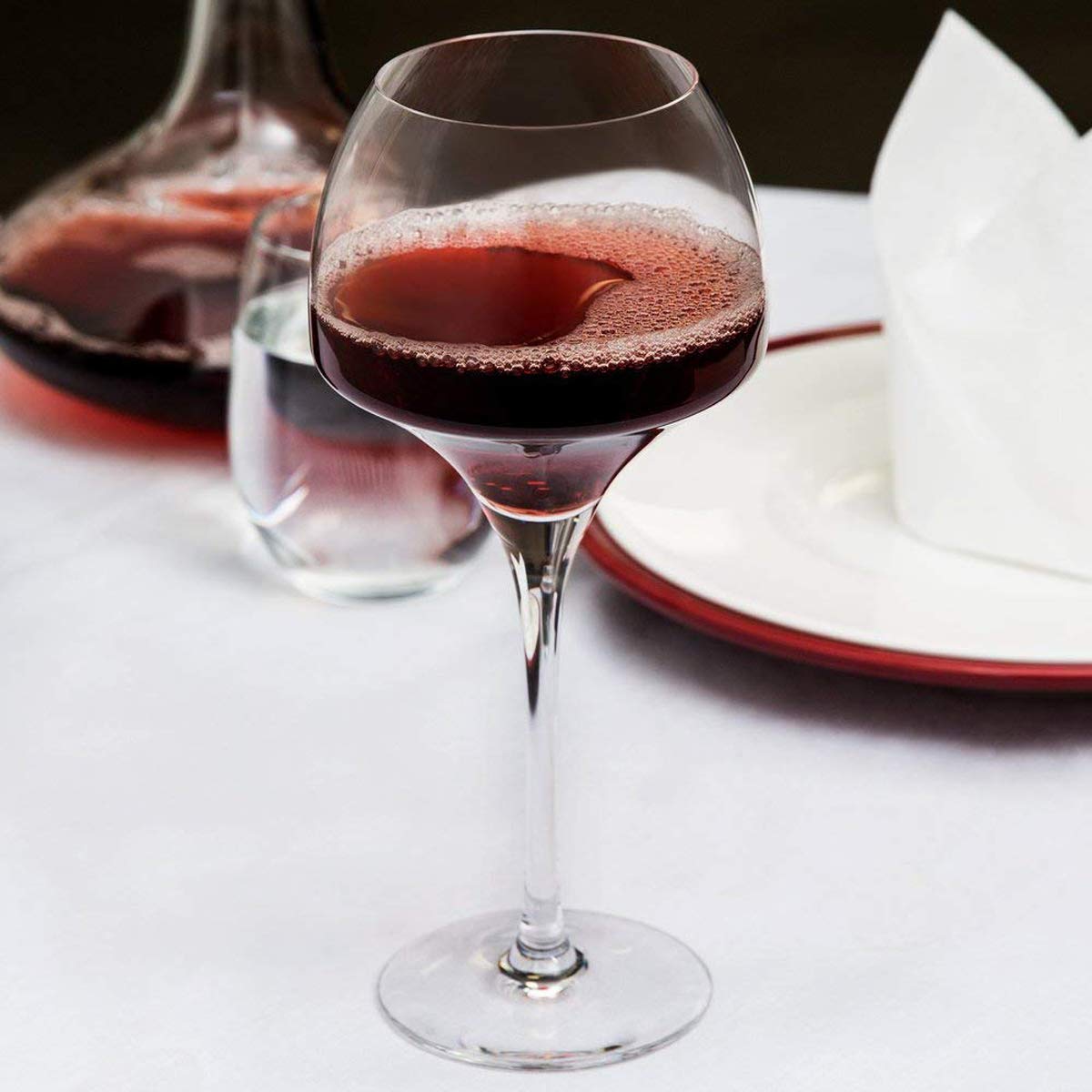 Visiodirect Lot de 24 Verres à vin en cristallin Open'up - 55cl