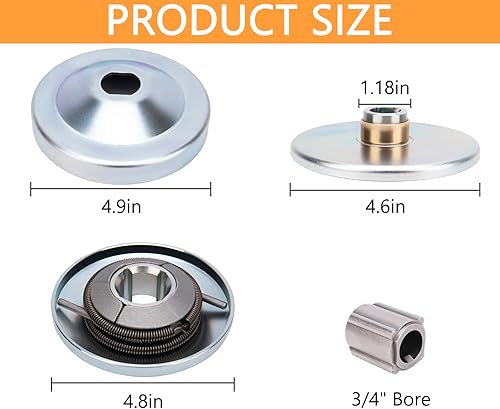 Miniatura 5 de Kit convertidor de par Go Kart serie 30 de 6.5 hp, polea de embrague de bicicleta de 3/4 pulgadas compatible con 212CC Predator Comet Manco Max