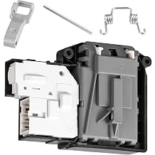 EBF61315802 Washer Door Lock Switch Assembly for LG Washing Machine Includes MFG63099101 WM3470CW WM3770HVA Door Latch Hook Kit for Replaces AP5672154, PS7792232, 2667085, EAP7792232, EBF62534401