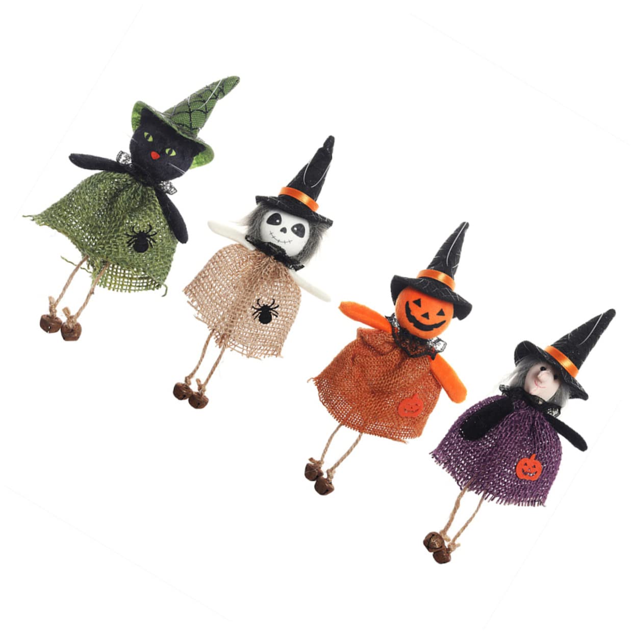 Cabilock 20 Pz impiccagione della strega di halloween it halloween zucche decorazioni per feste di decorazioni per gatti appese ornamento fantasma appeso di
