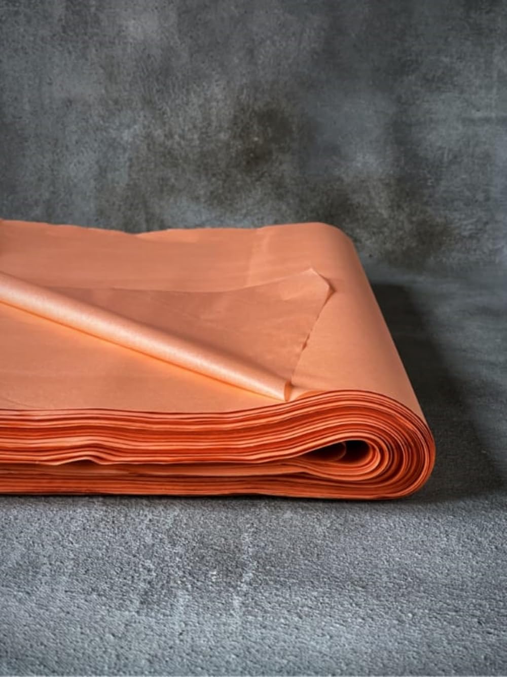 RFE 100 Sheets of Large Tissue Paper 20 x 30 inches (500x750mm) Quality Acid Free Tissue Paper for Clothes, Gift Wrapping and Art Craft Decorations (Peach)