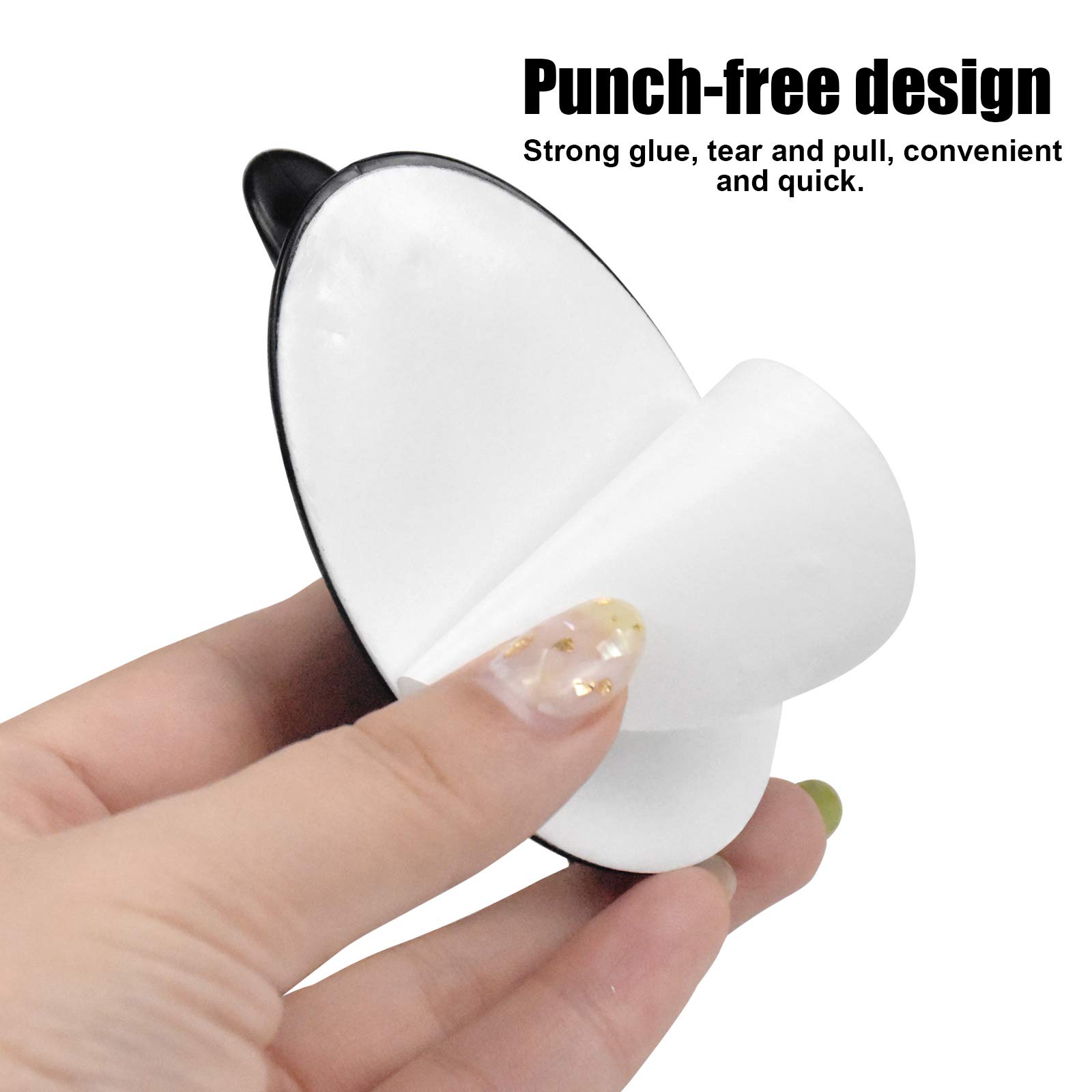 Auto Adhésif Fenêtre Poignée, Poignée Adhésive Porte Coulissante Pour Fenetre Placard Tiroir Armoire Refrigerateur Auxiliaire Blanc Noire 4pcs 97124761