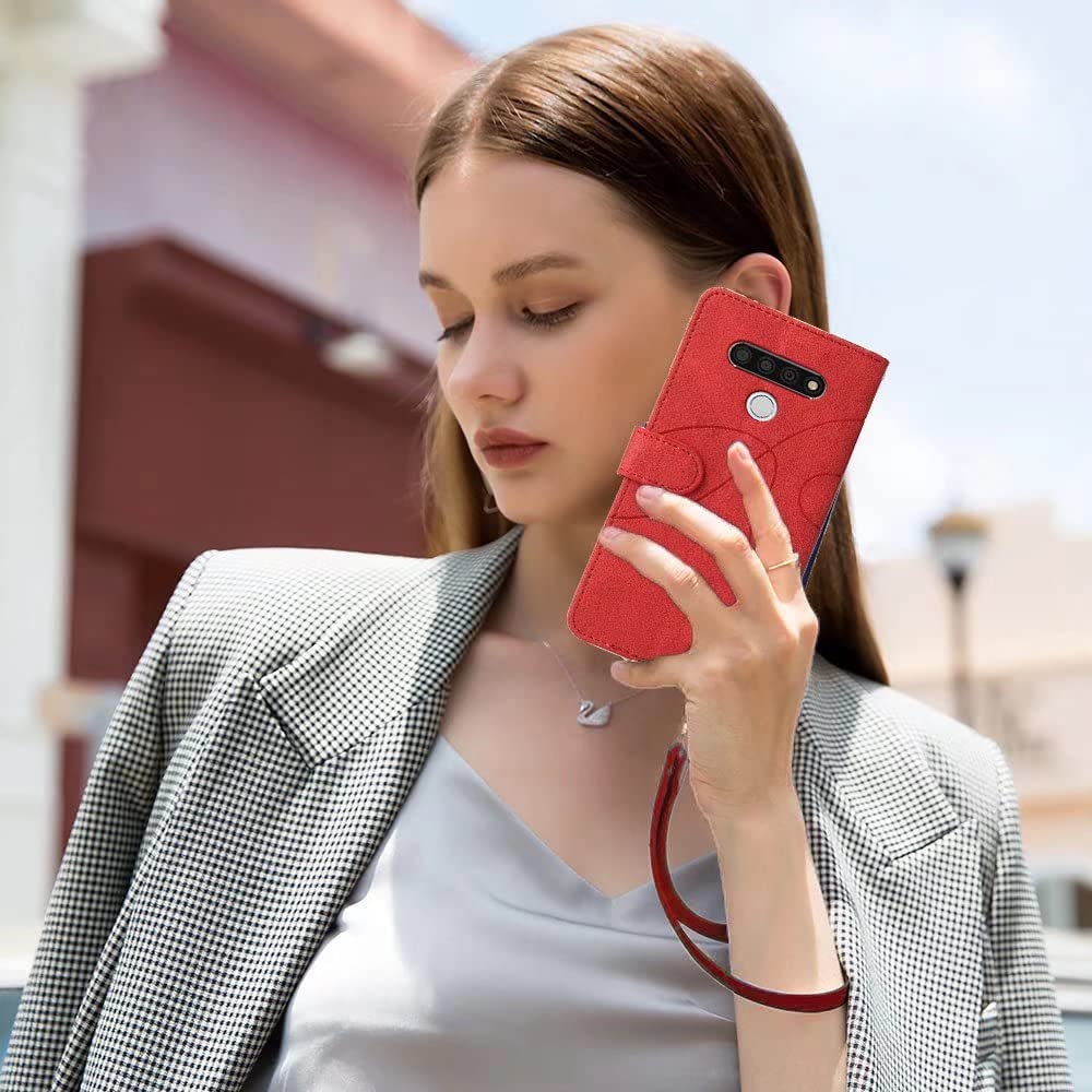 Cadorabo Custodia Libro per LG G6 in NERO COMETA - con Funzione Stand e Chiusura Magnetica - Portafoglio Cover Case Wallet Book Etui Protezione
