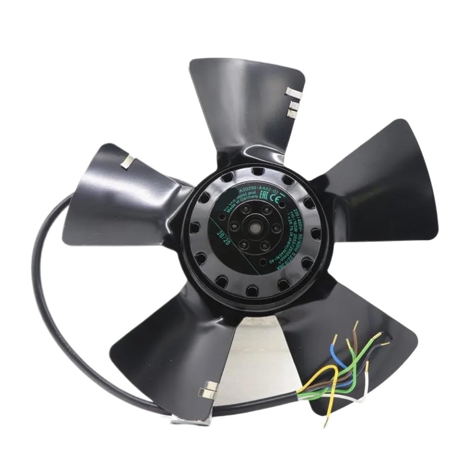 YMUGUEGH A2D250-AA02-02 400V AC 0.22A 160W 1845m3/h 2950RPM Cooling Fan