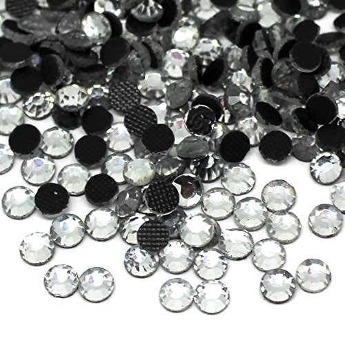 Zbella Crystal Hot Fix Rhinestones 10 Gross (1440 Stones/pkg) Hotfix Rhinestones (ss10, Crystal) - Thumbnail 2