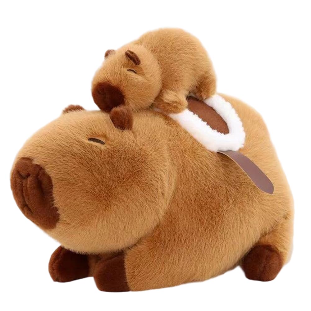 ZPSOSPZ Capybara Plush Toy, Soft Capybara Doll, Cute Plushie Pillow Realistic Soft Capy-bara Stuffed Animal Doll, Stuffed Animal Capy-bara Toy, Capybra Plush Toy, 30cm