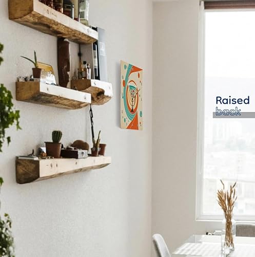 Miniatura 4 de 3dRose Wall Clock Silent - 15 inch - Retro Chic Salad Captured in mid-Century Style - Craftsman Studios - Mid-Century Modern