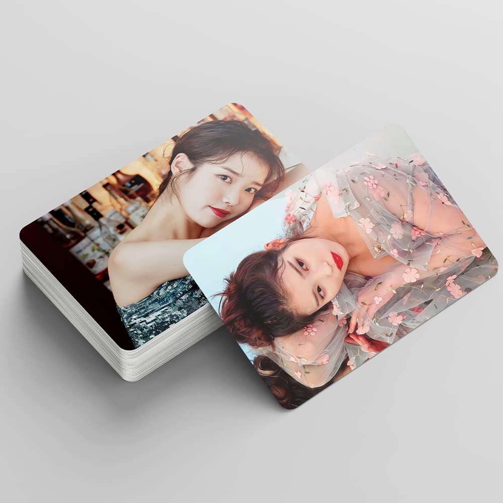 PYAJUU IU Photo Cards 55PCS IU Season's Greetings 2022 LOMO Cards